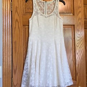 Cream Lace Dress